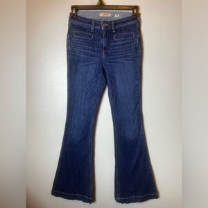 Ariat Women’s High Rise Alex Flare Jeans in Midnight Size 28L